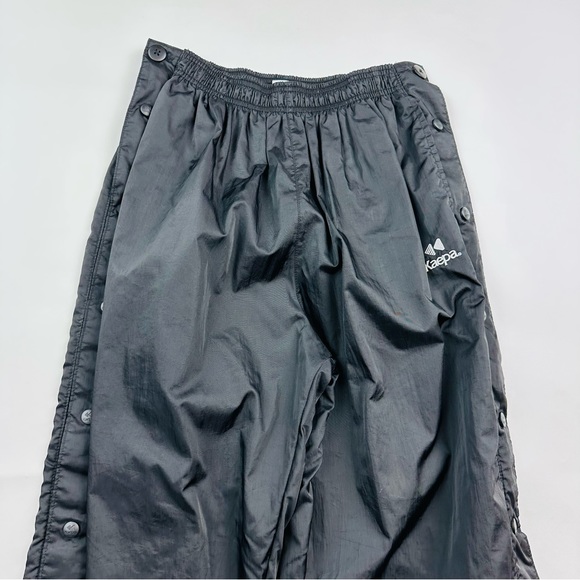 Kaepa Black Side Snap Leg Athletic Style Wind Pants Large - Picture 2 of 11